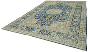Vintage Wool Cotton Rug – Handmade Area Rug | Turkish Hand Knotted Carpet 9'6''x13'5''