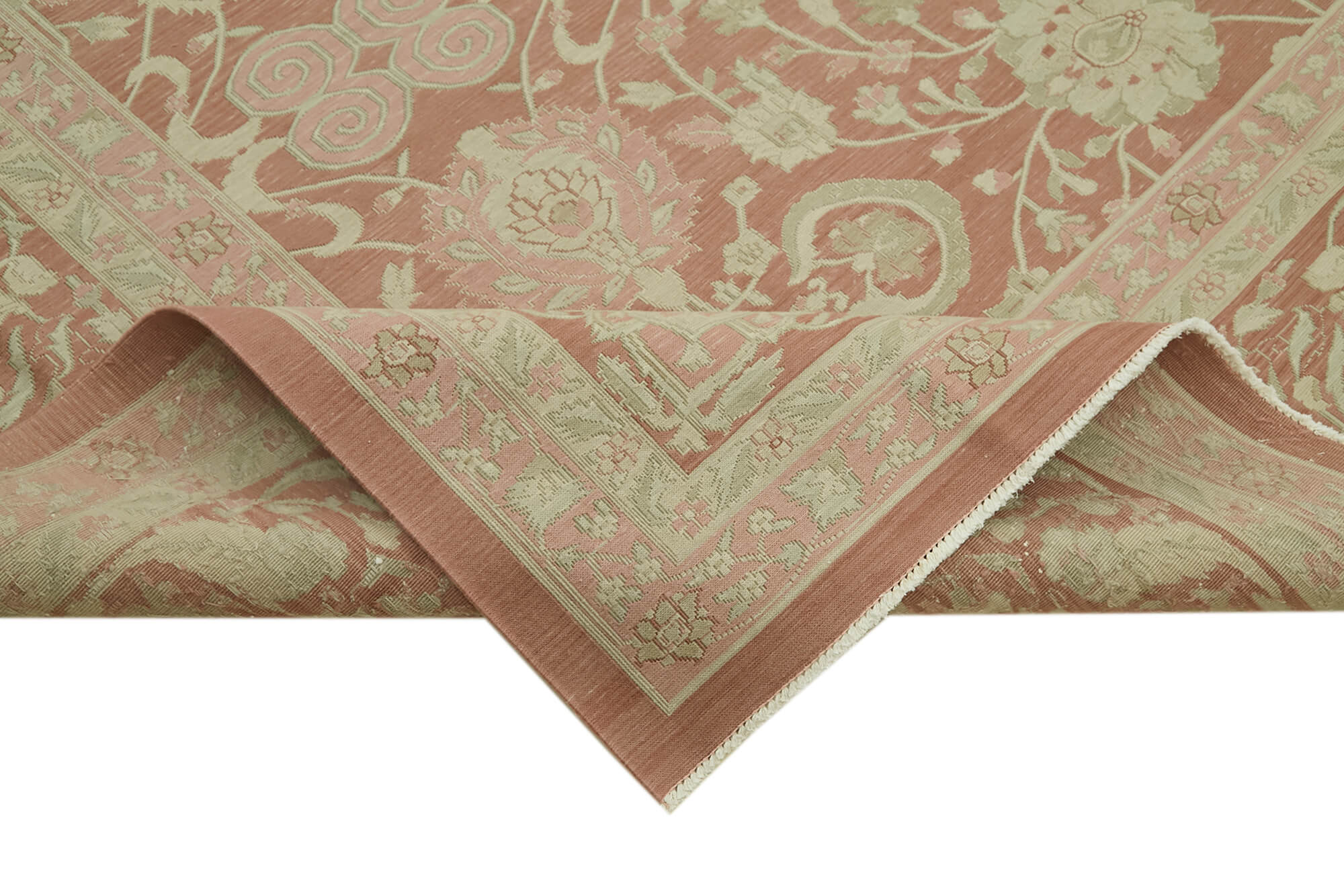 Handmade Wool Cotton Rug - Soft Textured Carpet, Artisan Crafted Rug with Natural Wool Cotton Blend, 11'5''x15'1''
