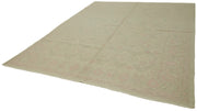Handmade Wool Cotton Rug – Turkish Vintage Rug Classic Style Carpet 8'4''x11'3''