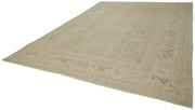 Handmade Wool Cotton Rug – Classic Beige Style | Durable Turkish Hand Knotted Carpet 9'5''x13'3''