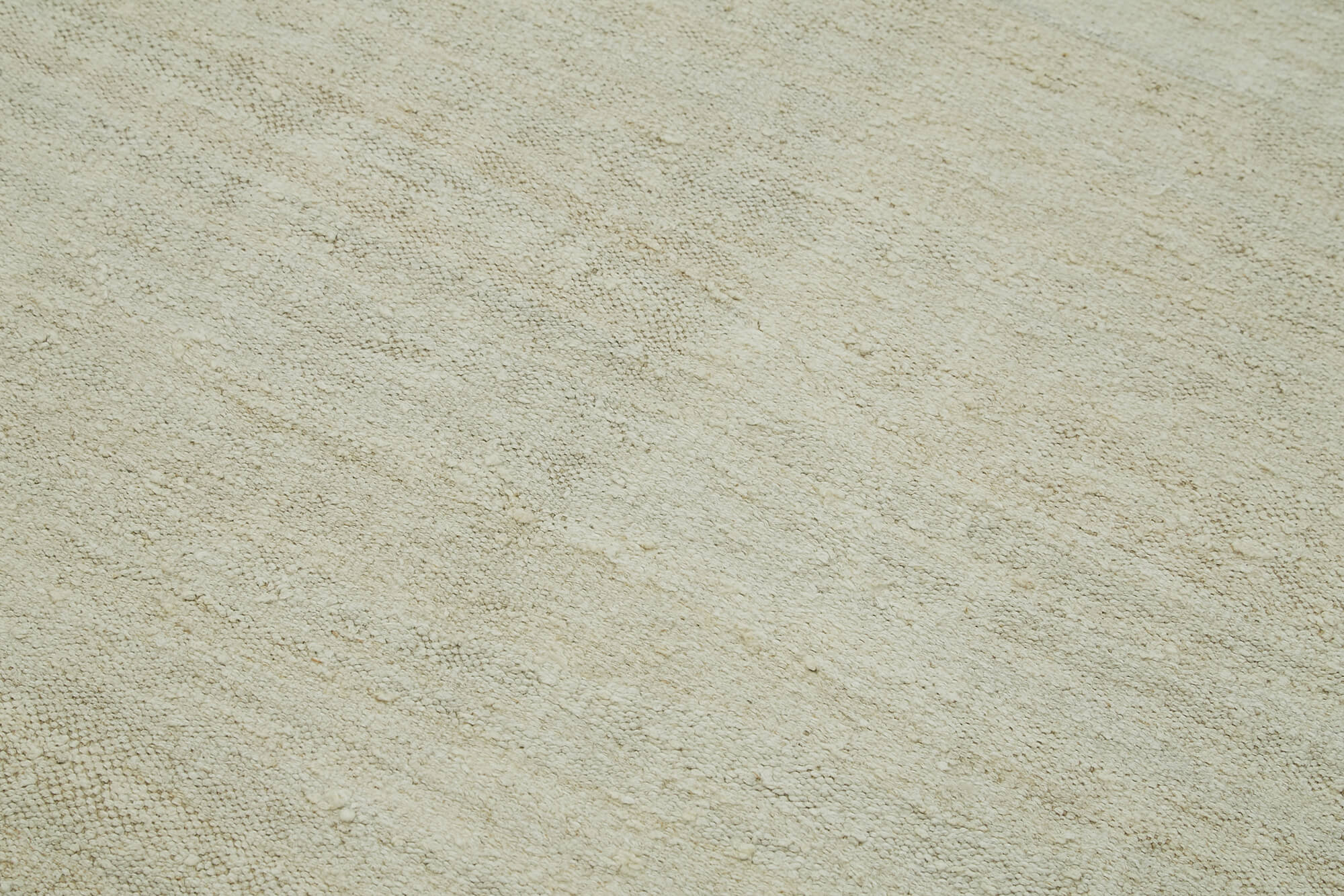 Handmade Hemp Rug – Kendir Beige Geometric Area Rug 7'9'' x 11'2'' Cotton Wool Blend