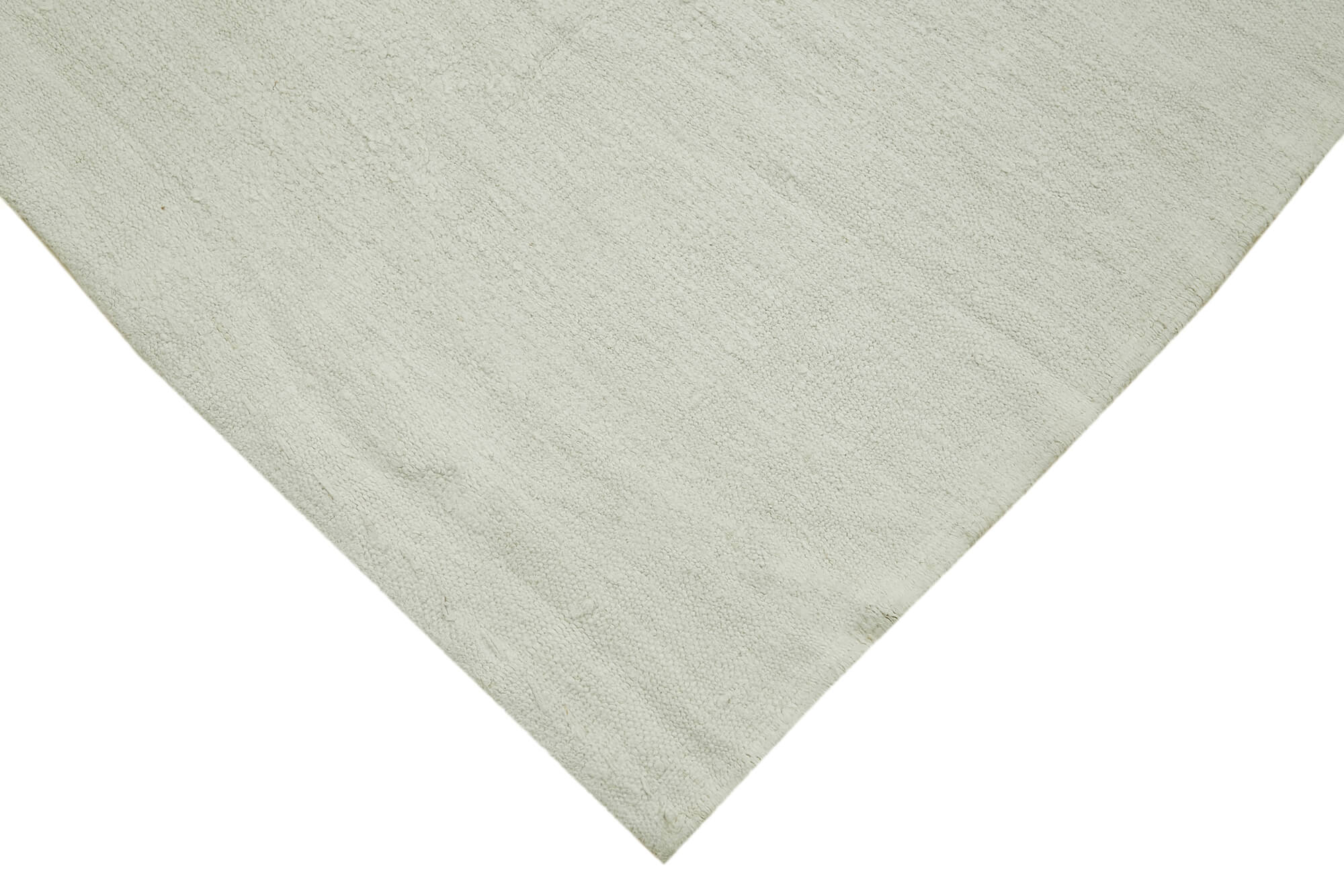 Handmade Hemp Rug – Kendir White Geometric Area Rug, Durable Cotton Blend Carpet