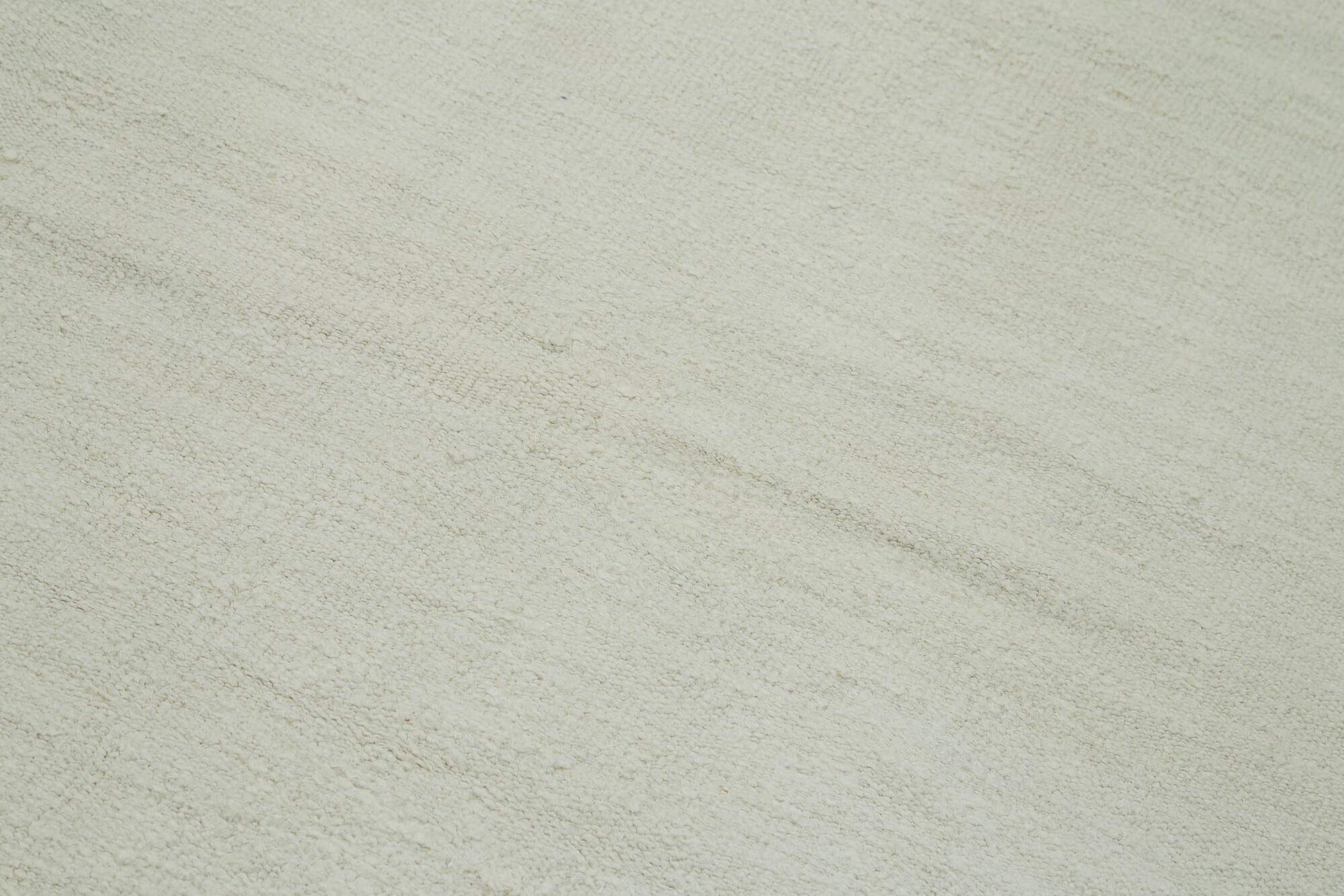 Handmade Hemp Rug – Kendir White Geometric Area Rug, Durable Cotton Blend Carpet