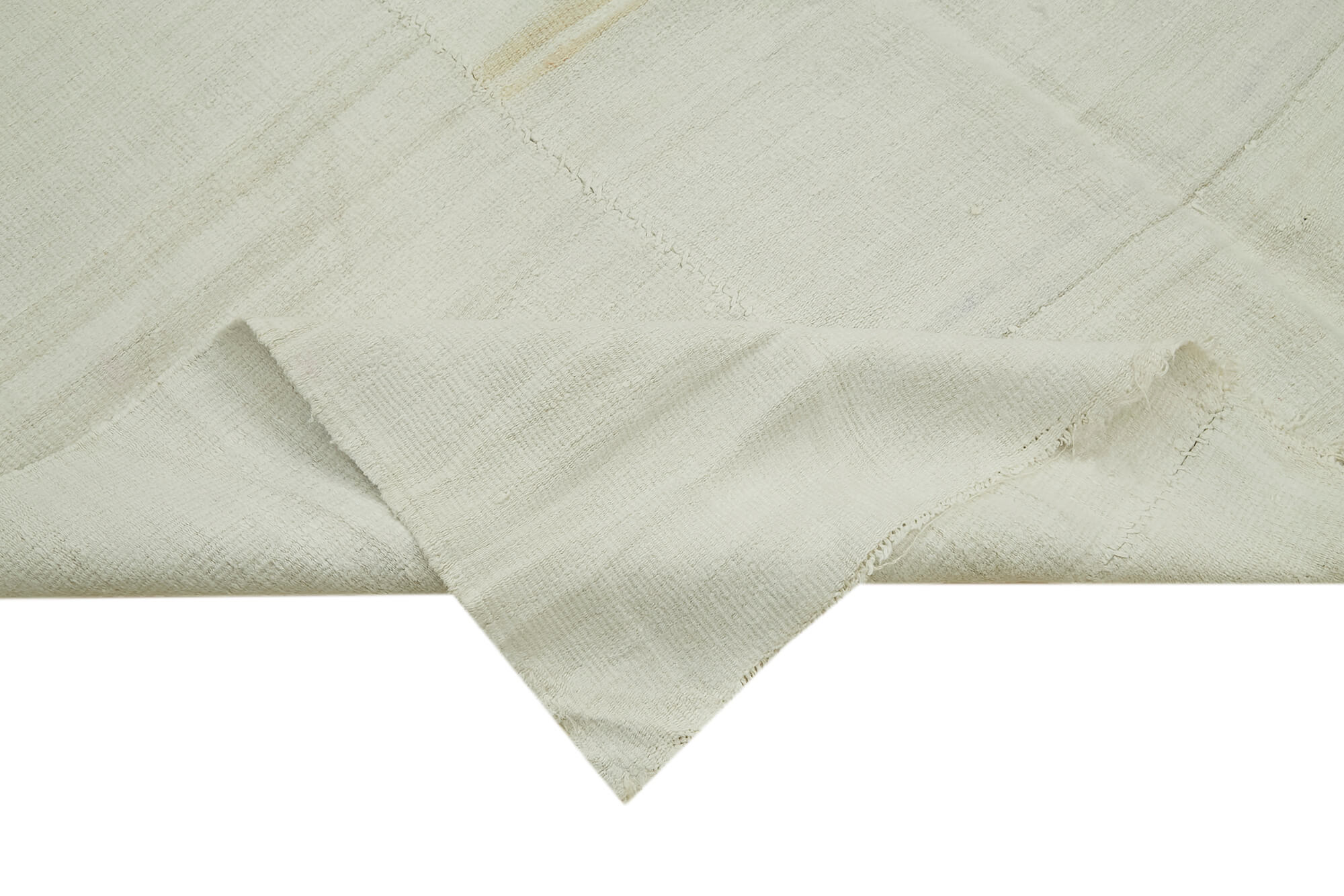 Handmade Hemp Rug – White Geometric Pattern | Durable Eco Friendly Carpet