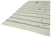 Handmade Hemp Rug – 6x12 Geometric Area Rug | Durable Wool Carpet & Cotton Blend