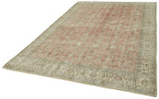 Vintage Wool Cotton Rug | Handwoven Turkish Vintage Rug – Durable Cotton Weave, Beige