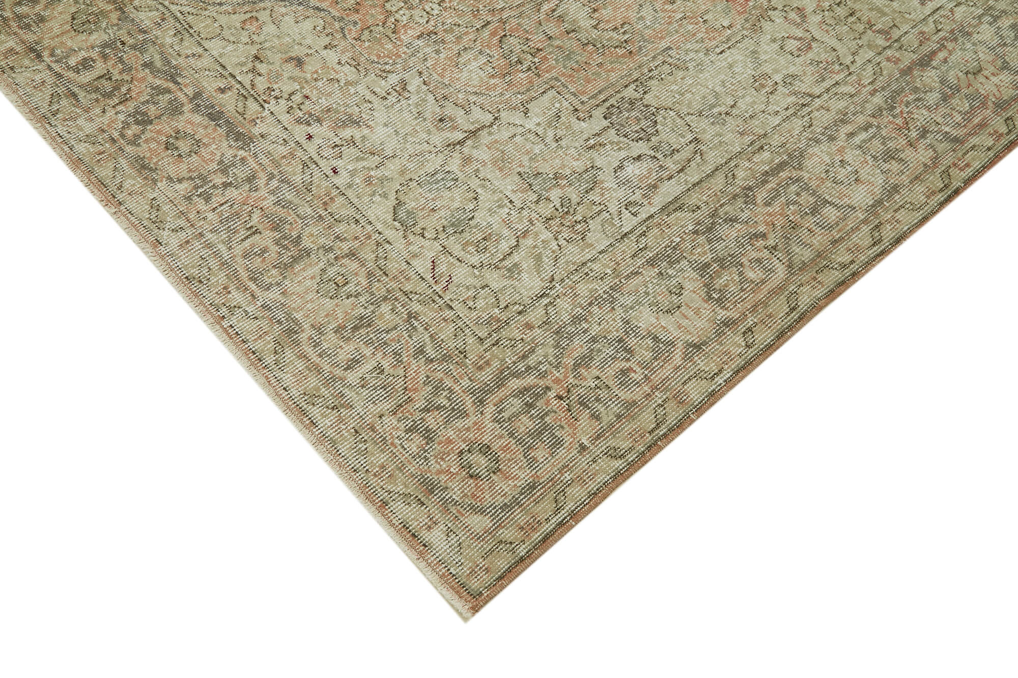 Vintage Wool Cotton Rug | Classic Area Carpet 6x10 – Soft Wool Cotton Handmade