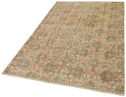 Handmade Wool Cotton Rug – Vintage Area Rug | Neutral Beige, Durable Cotton Blend
