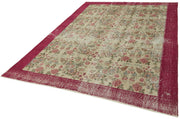 Vintage Wool Cotton Rug – Traditional Hand Knotted, Soft Cotton Blend Handmade Rug