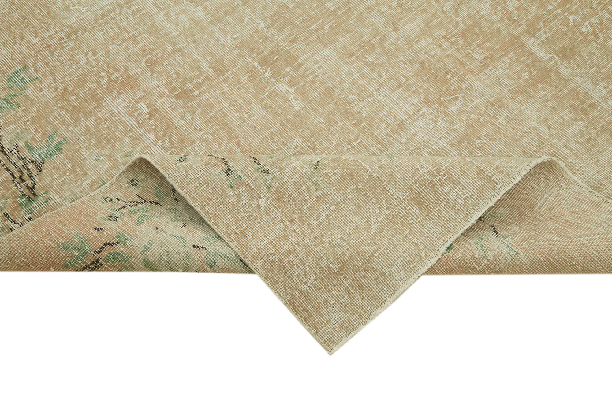 Vintage Wool Cotton Rug – Handmade Area Rug 6'8'' x 9'9'' | Turkish Hand Knotted