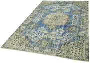 Vintage Wool Cotton Rug - Handmade Area Rug | Turkish Hand Knotted Carpet 5'4''x8'9''