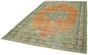 Handmade Wool Cotton Rug | Traditional Hand Knotted Turkish Wool Carpet 6'9'' x 10'2''