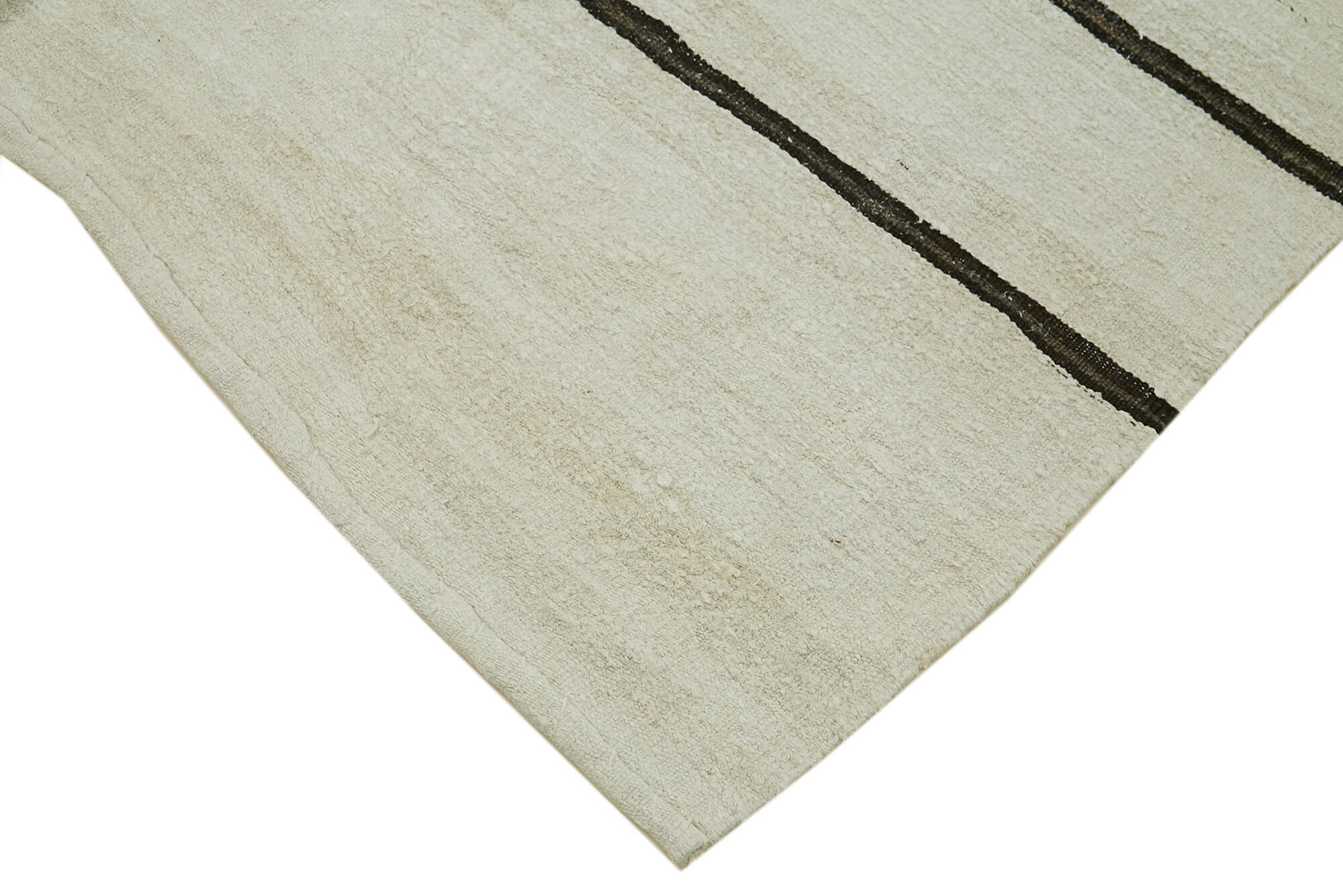 Handmade Hemp Rug - Beige Geometric Area Rug | Durable Hemp Fiber Carpet 5'10''x11'11''
