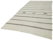 Handmade Hemp Rug - Beige Geometric Area Rug | Turkish Handwoven Durable Floor Covering