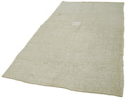 Handmade Hemp Rug – Beige Geometric Area Rug With Durable Hemp Weave 5'1''x9'6''