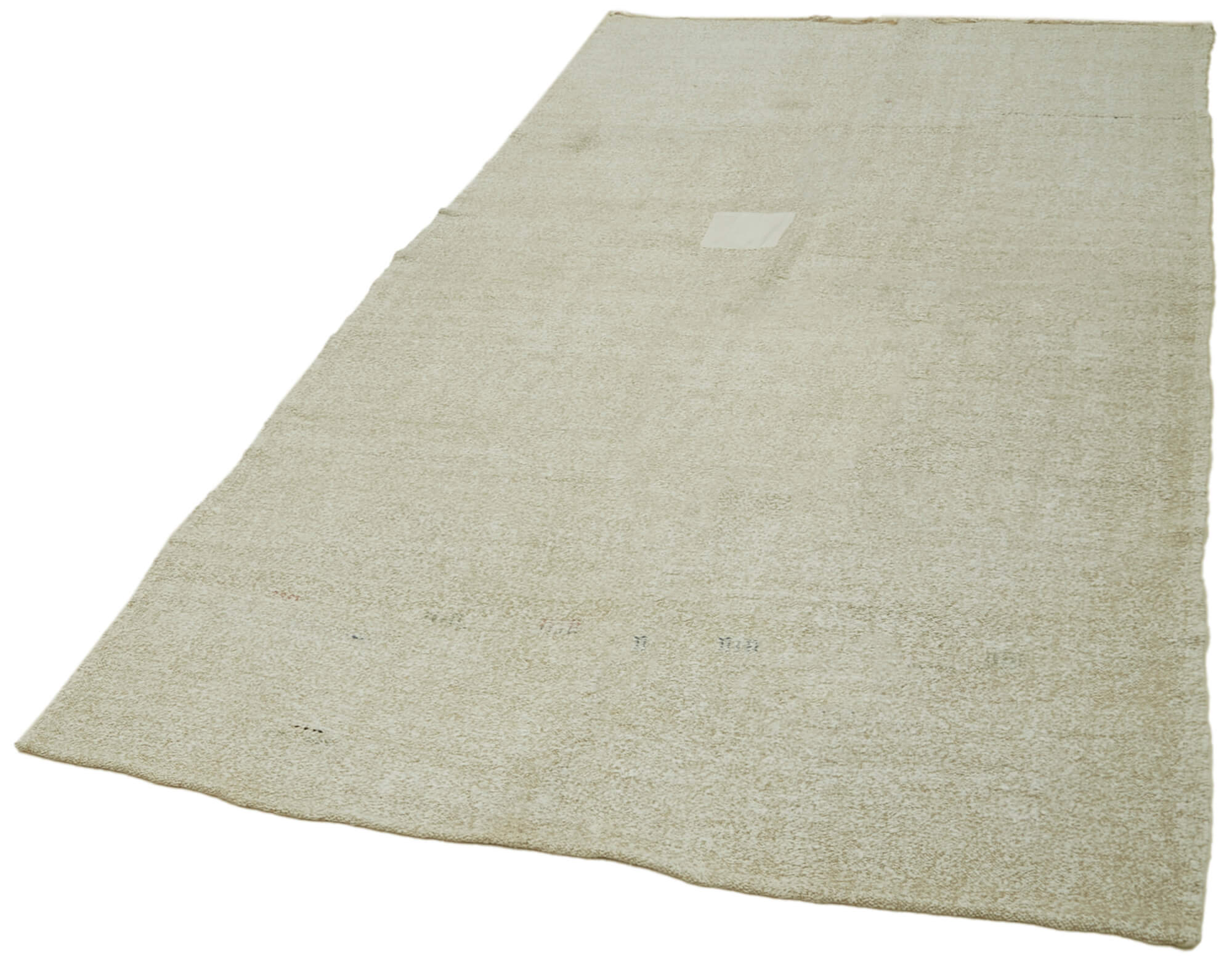 Handmade Hemp Rug – Beige Geometric Area Rug With Durable Hemp Weave 5'1''x9'6''
