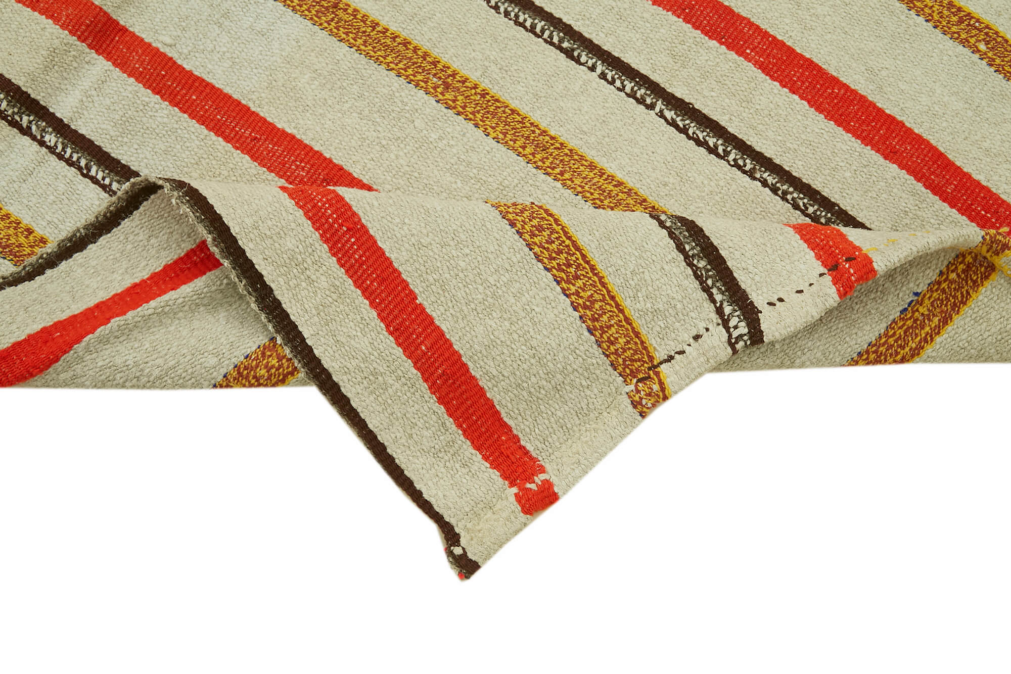 Handmade Hemp Rug – Beige Geometric Area Rug | Durable Eco Friendly Carpet