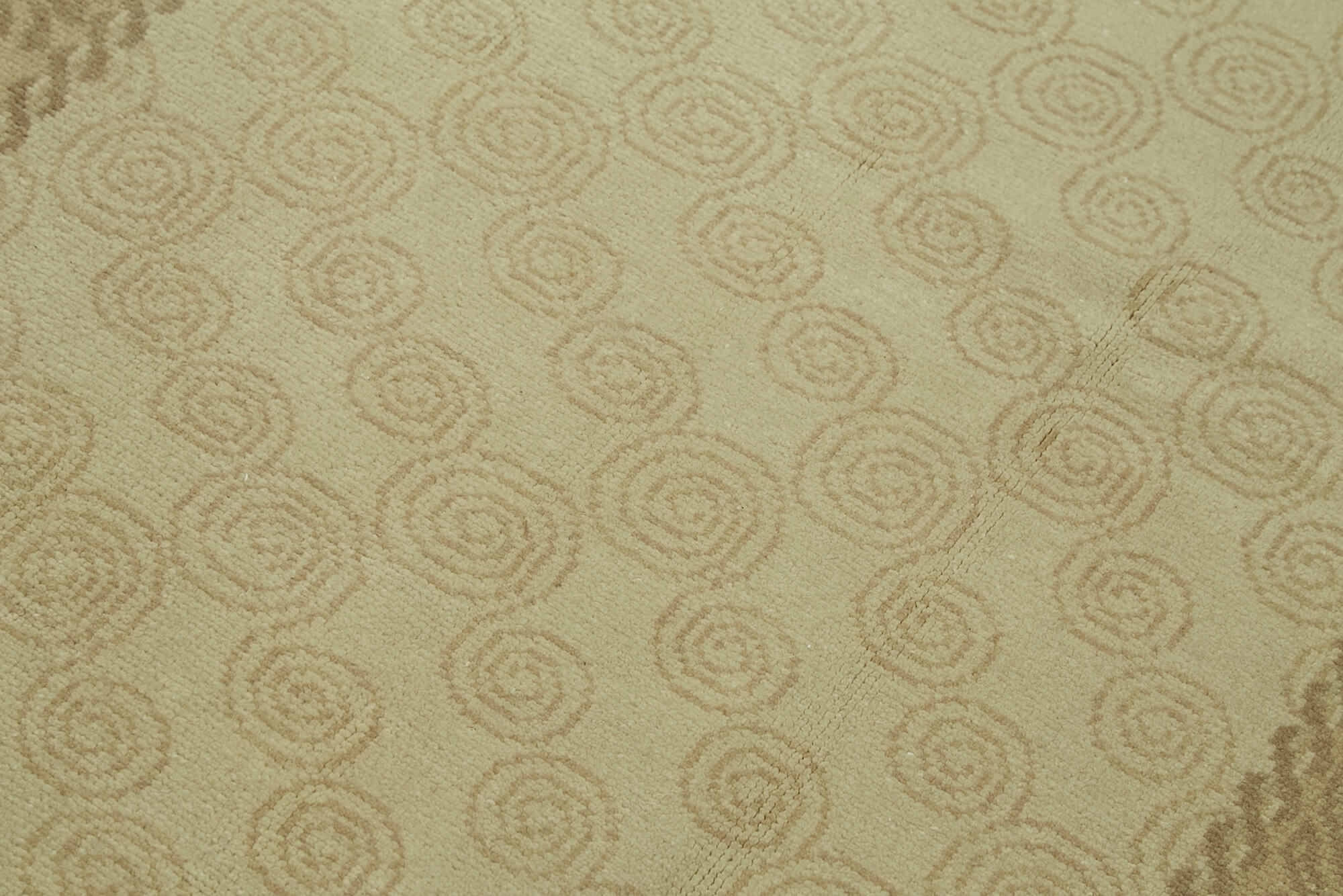 Handmade Wool Cotton Rug | Turkish Vintage Carpet - Neutral Color Rug 4x6