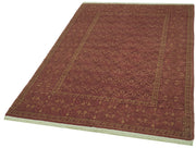 Handmade Wool Cotton Rug – Classic Red 4x6 Vintage Area Rug | Tebriz Hand Woven
