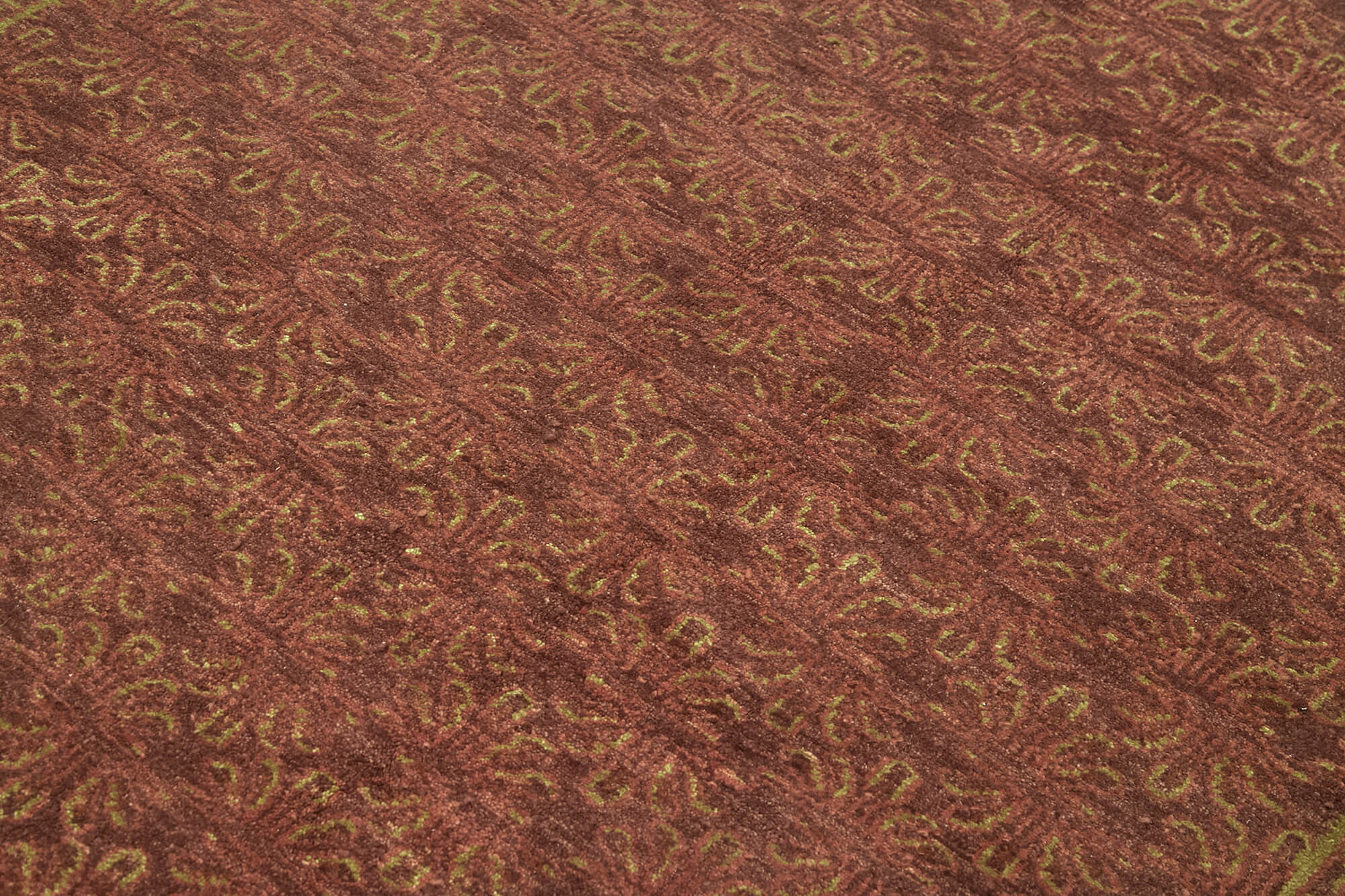 Handmade Wool Cotton Rug – Classic Red Vintage Area Rug 6'9''x9'1'' by Agacan