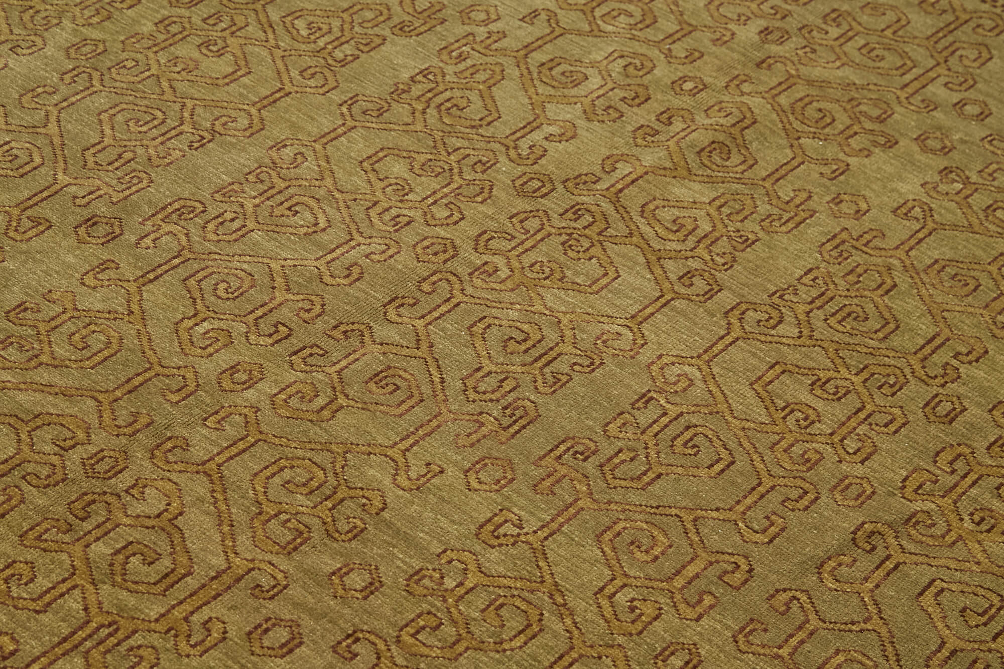 Handmade Wool Cotton Rug | Durable Natural Fiber Rug 6'2'' x 8'4'' – Classic Style