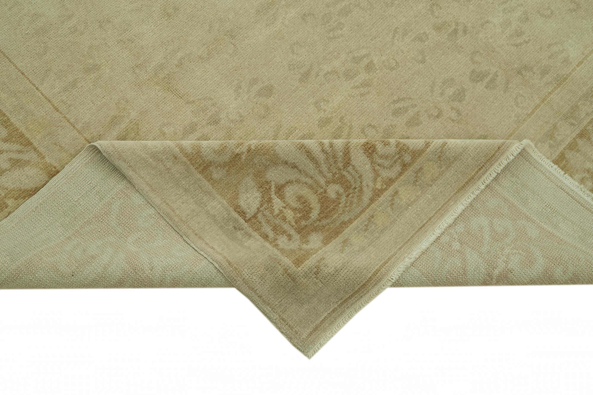 Handmade Wool Cotton Rug - Living Room Area Rug, Classic Style Rug 8x10 Feet, Soft Wool Texture
