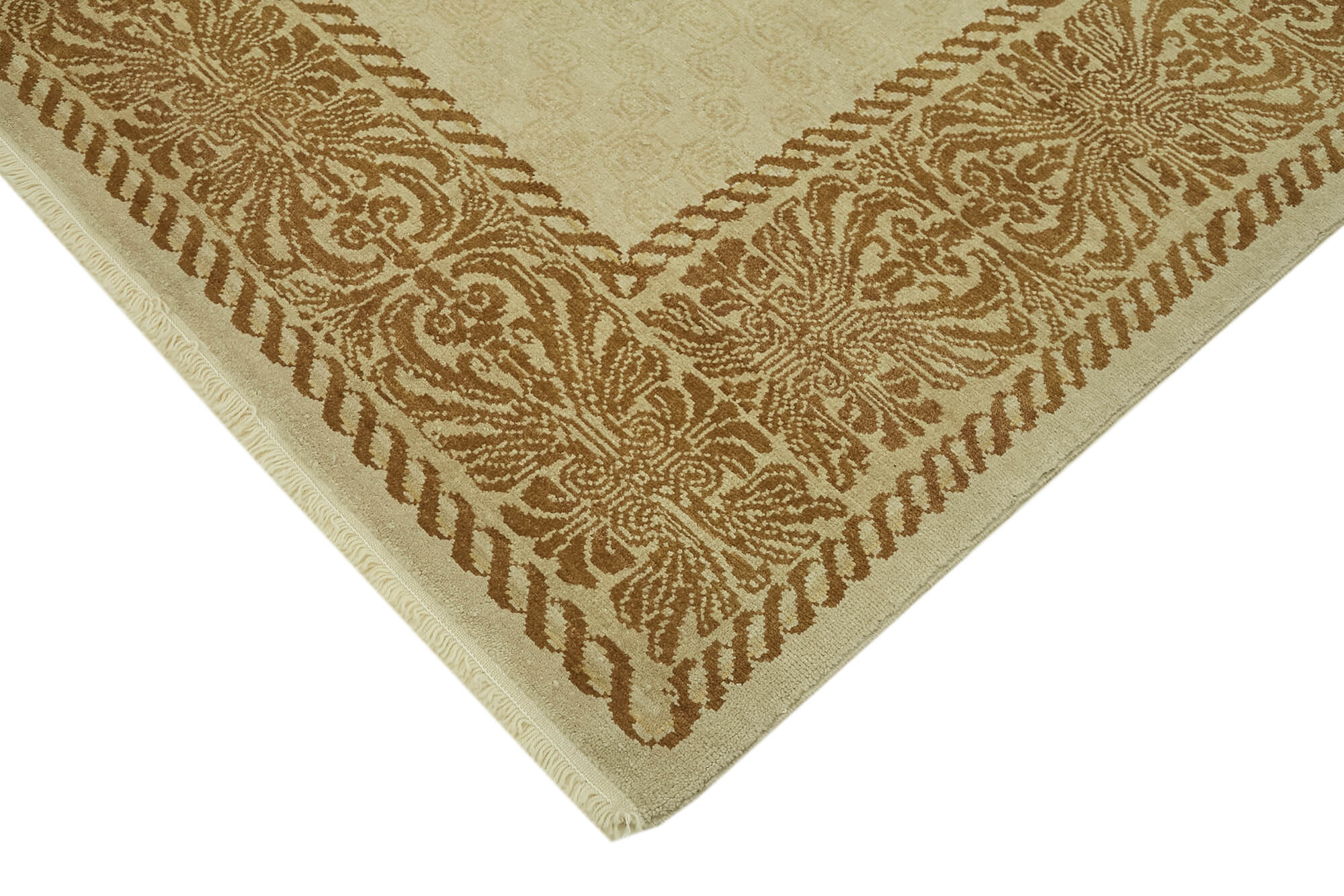 Handmade Wool Cotton Rug – Durable Floor Covering | Traditional Hand Knotted Classic Wool Rug