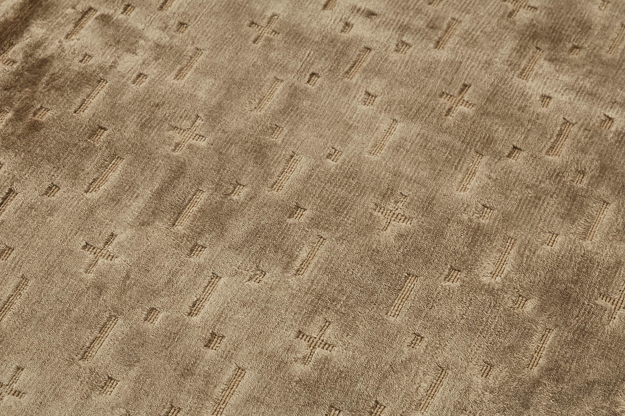 Handmade Wool Cotton Rug – Tebriz Brown Classic Style 6x9 Foot Durable Handmade Rug