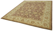 Handmade Wool Cotton Rug – Classic Beige Turkish Vintage Carpet 8'1''x10'2''