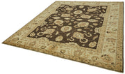 Handmade Wool Cotton Rug – Classic Beige Turkish Vintage Carpet 8'1''x9'6''
