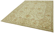 Handmade Wool Cotton Rug - Classic Wool Rug | Vintage Turkish Carpet 8'x10'