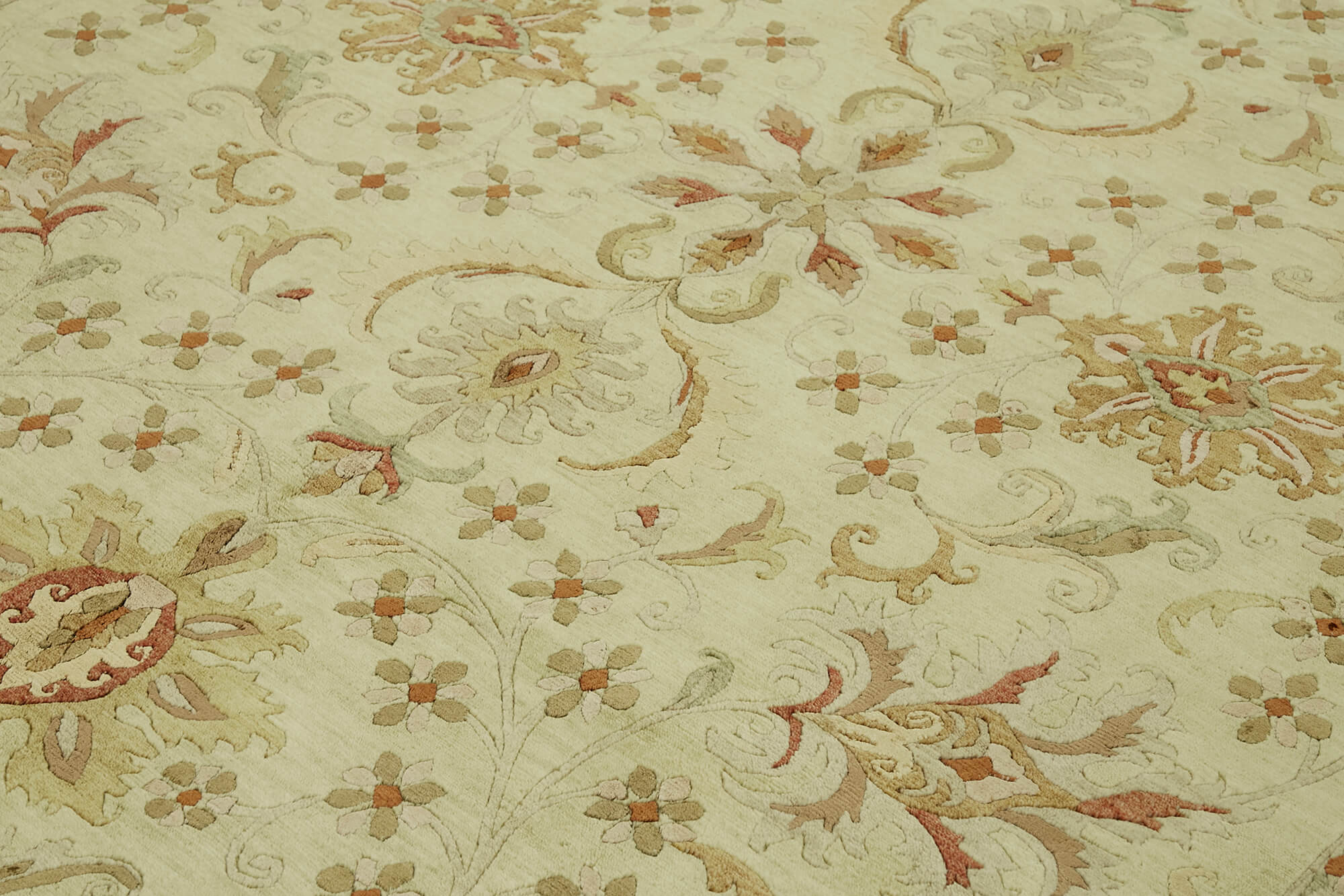 Handmade Wool Cotton Rug - Classic Wool Rug | Vintage Turkish Carpet 8'x10'