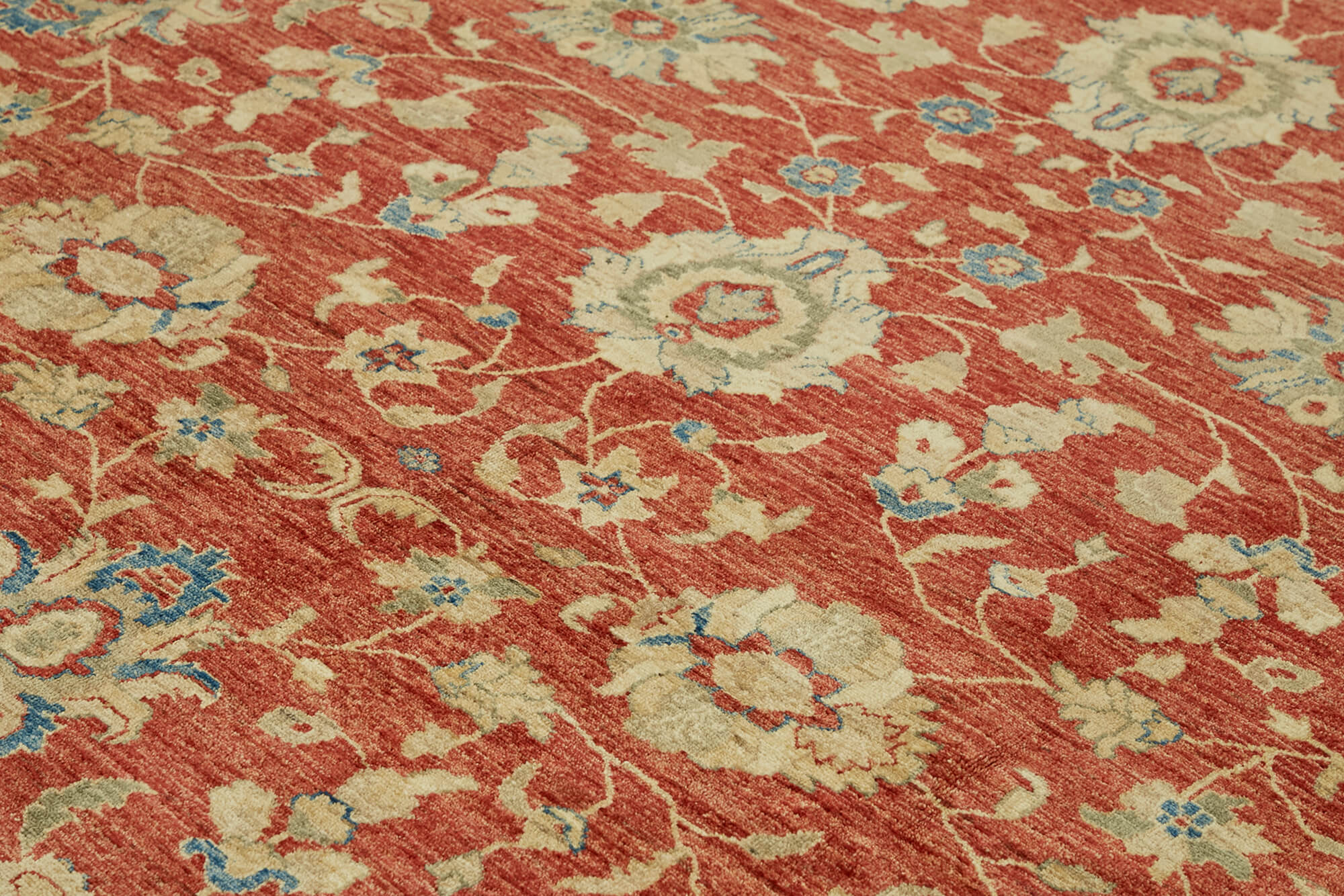 Handmade Wool Cotton Rug | Vintage Turkish Carpet – Durable Handmade Rug 9'2'' x 11'6''