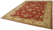 Handmade Wool Cotton Rug – Classic Beige Wool Area Carpet 9'3'' x 11'10''