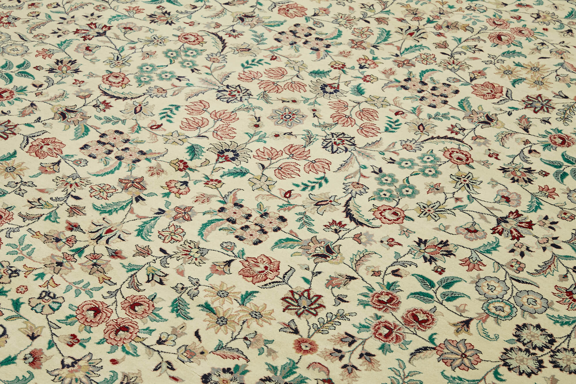 Handmade Wool Cotton Rug | Vintage Hand Woven Rug Turkish Handmade Carpet