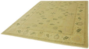 Handmade Wool Cotton Rug | Classic Beige Area Rug with Durable Cotton Weave