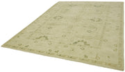 Handmade Wool Cotton Rug – Classic Beige Vintage Area Rug 8'5'' x 10'3''