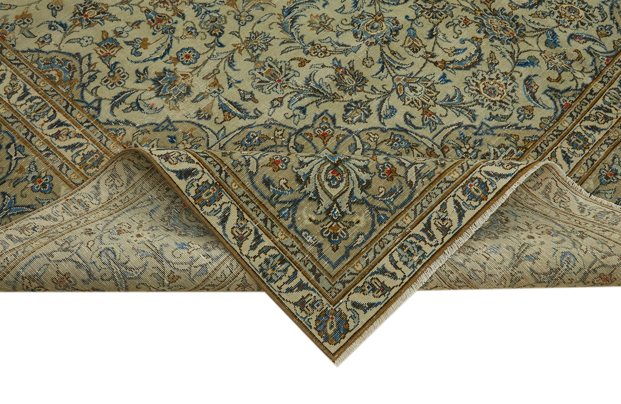 Handmade Wool Cotton Rug - Persian Area Rug | Classic Style Carpet 9'6" x 14'1"