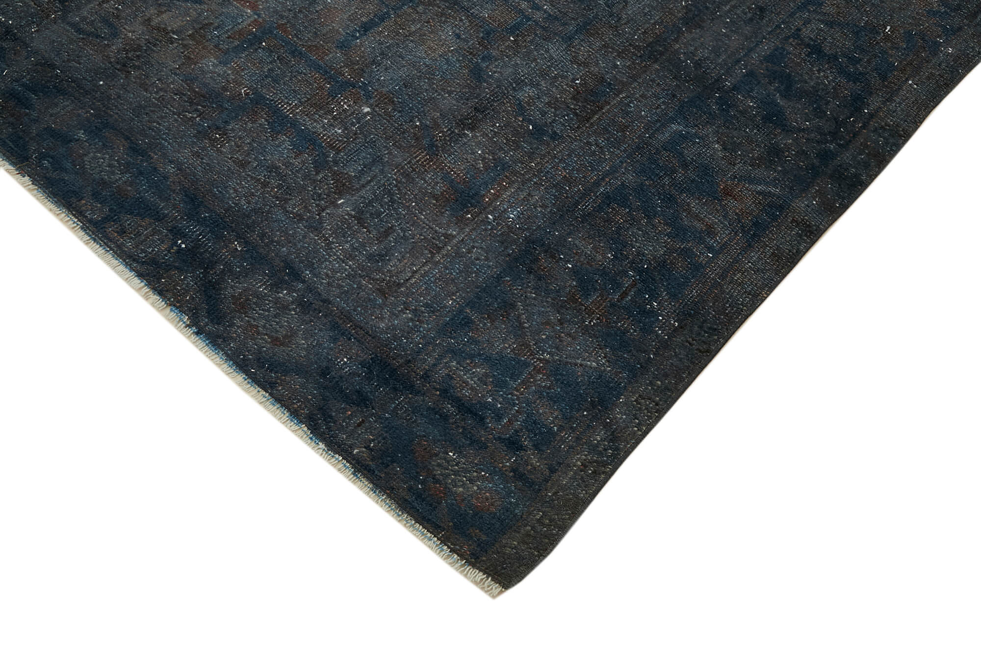 Handmade Wool Cotton Rug | Vintage Wool Carpet & Turkish Woven Carpet 7'2''x10'4''