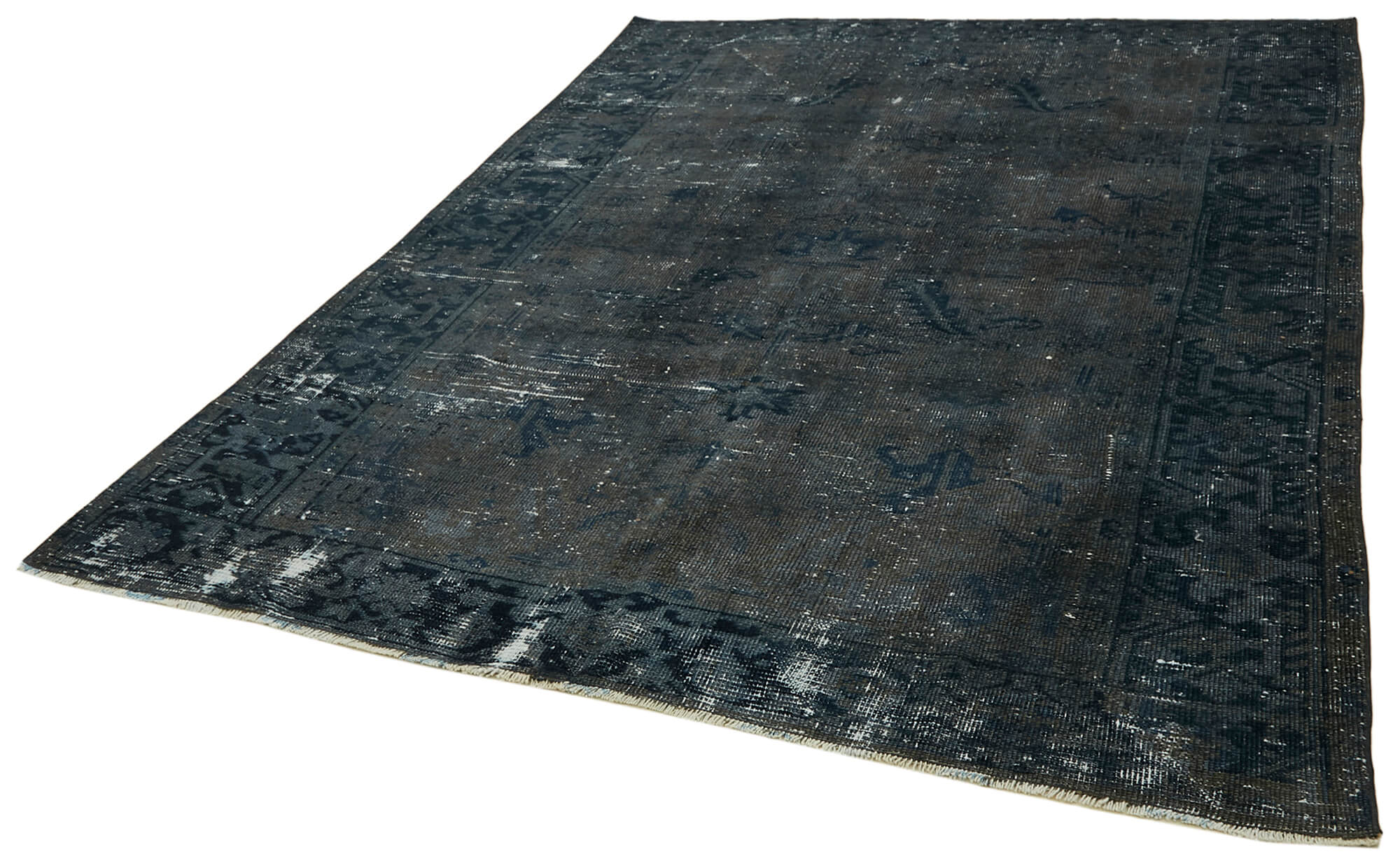 Handmade Wool Cotton Rug - Persian Grey Classic Wool Carpet 6'5'' x 8'4''