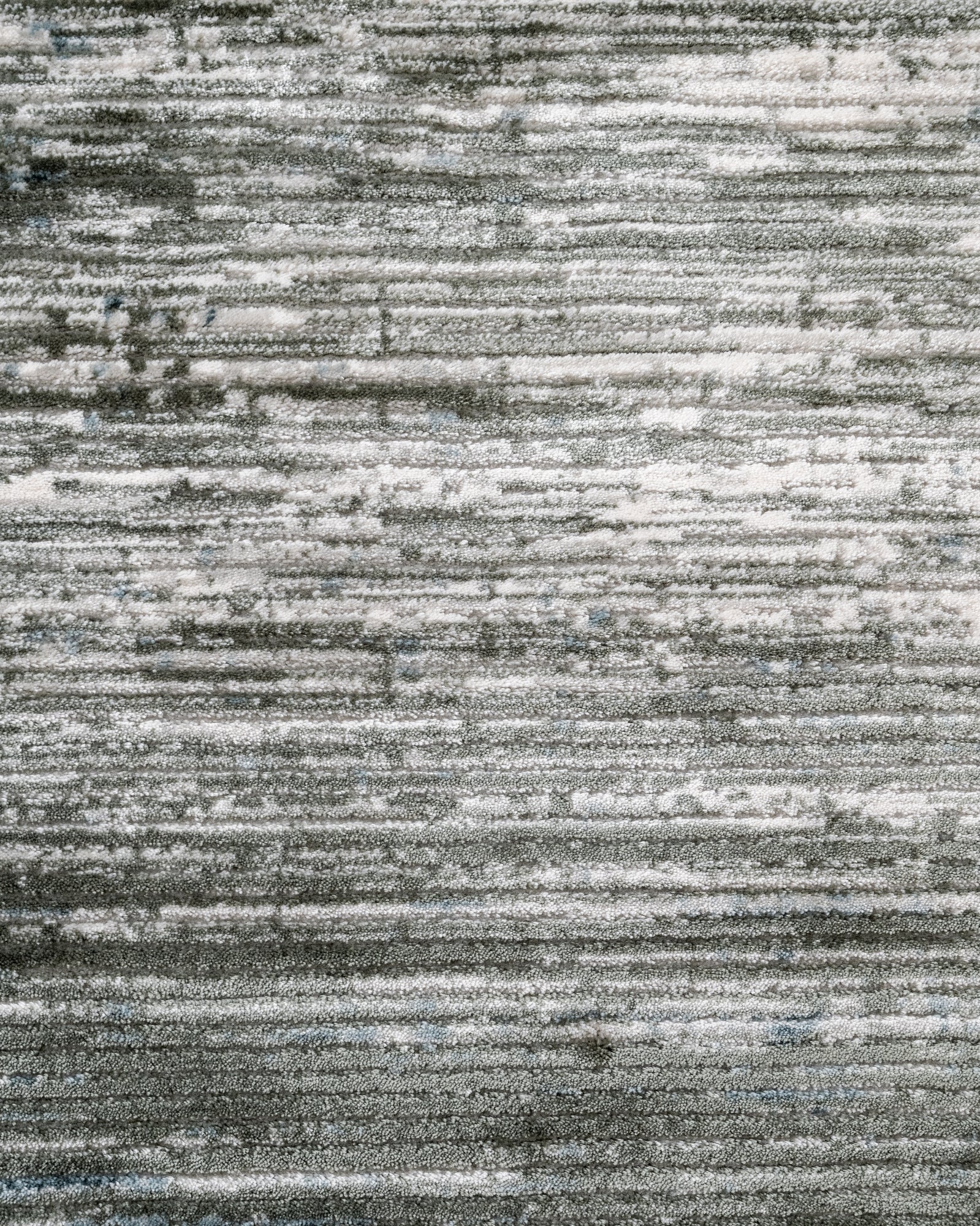 Modern Grey Area Rug – Machine Made Rug With Fringed Edge, Acrylic Carpet