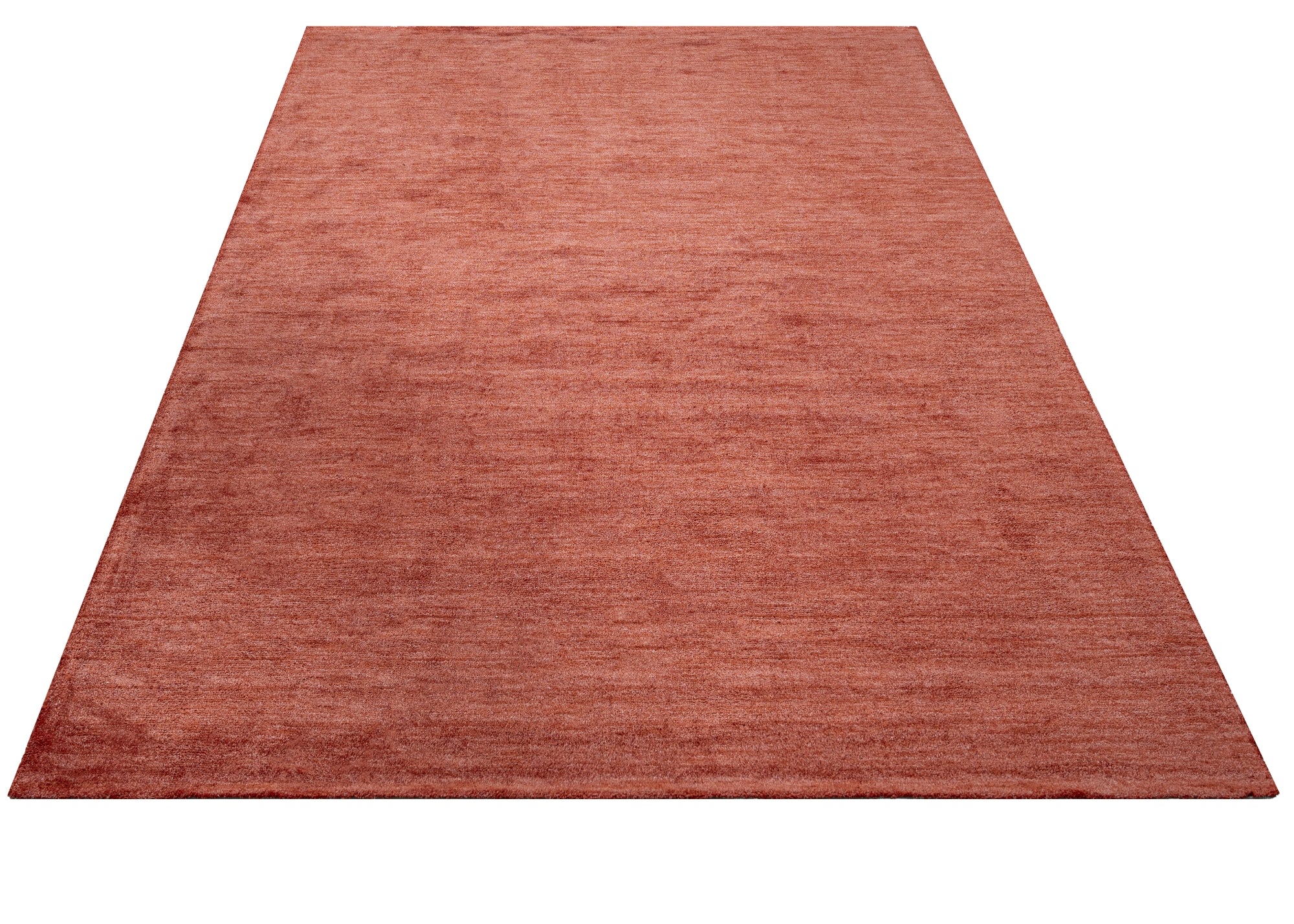Natural Viscose Rug – 3S Red Modern Axminster Woven Machine Made Carpet