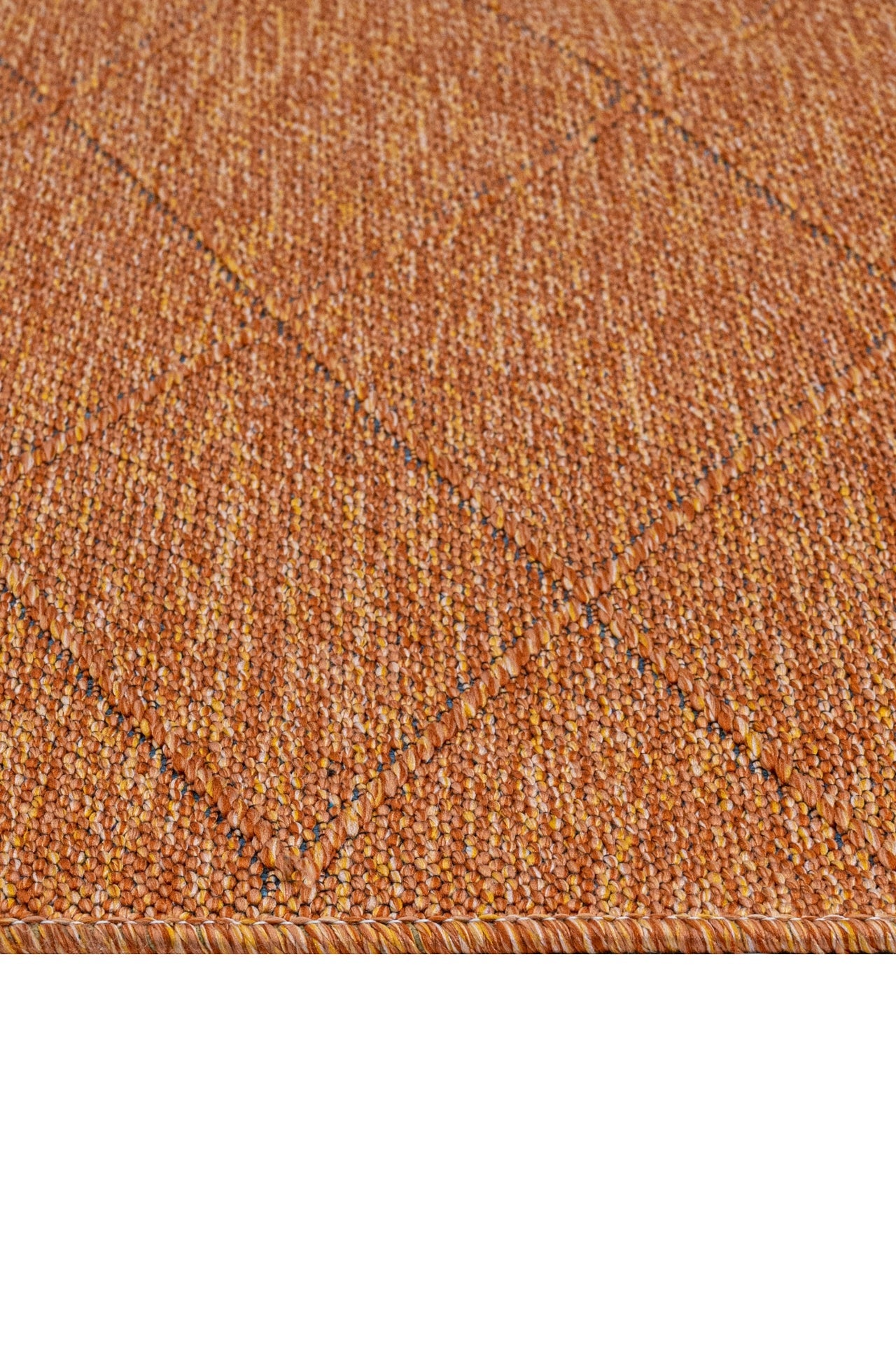 Cotton Kilim Rug – Geometric Woven Sole Rug With Fringed Edge, 5 Mm Pile Height