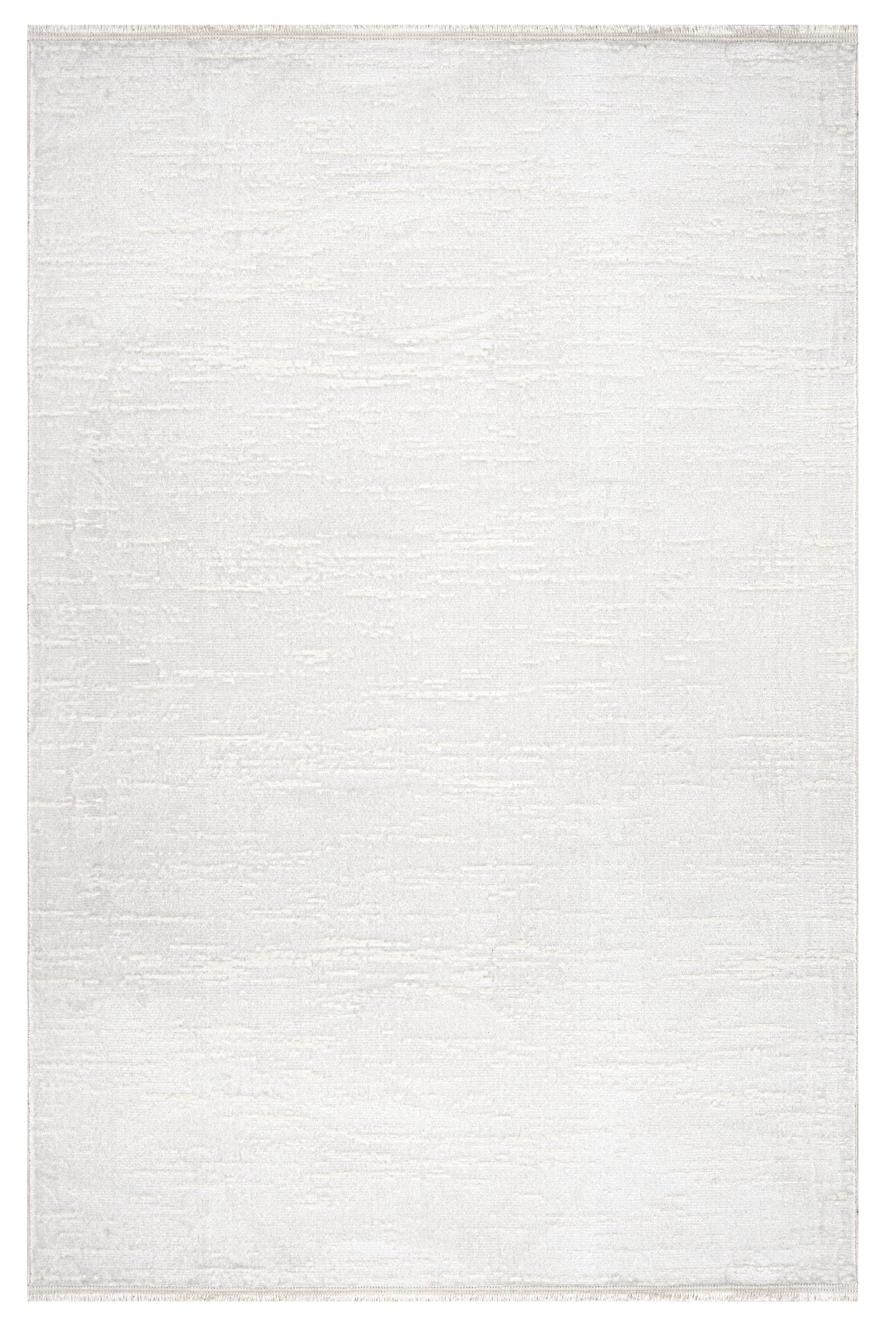 Modern Microfiber Area Rug – Durable Machine Made Cream Carpet With Cotton Base