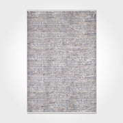 Vintage Chenille Rug | Washable Non Slip Grey Area Rug - Cotton Polyester Carpet