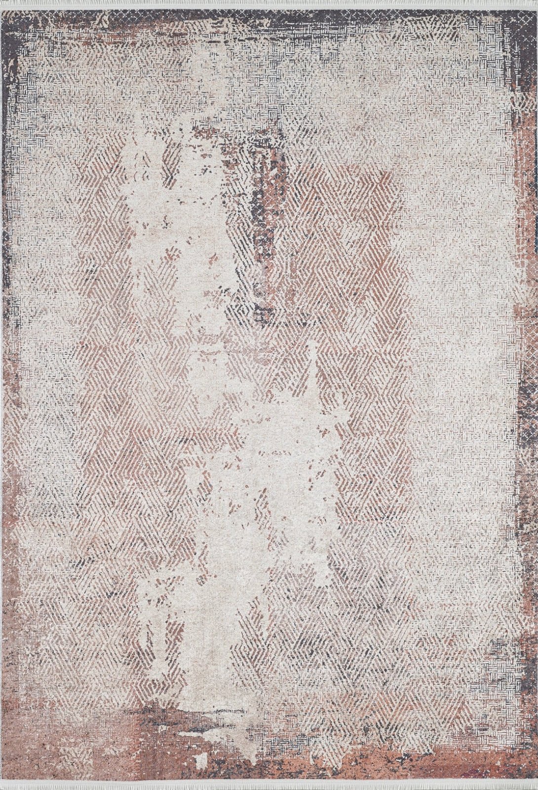 Modern Area Rug – Beige Digital Print Rug | Non Slip, Antibacterial Carpet