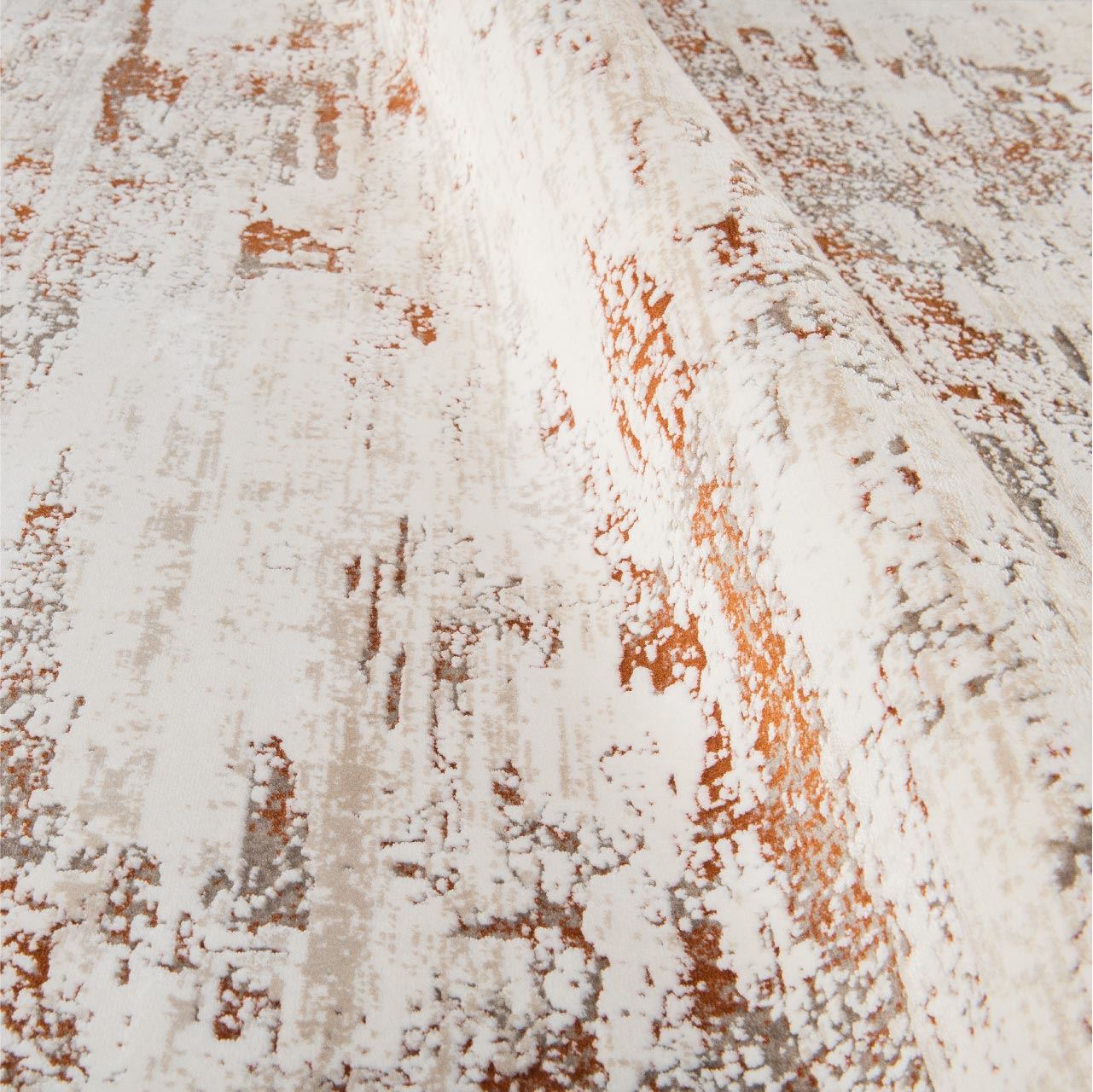 Modern Area Rug - Machine Made Cream Rug with Anti Slip Backing & Laser Cut Edges