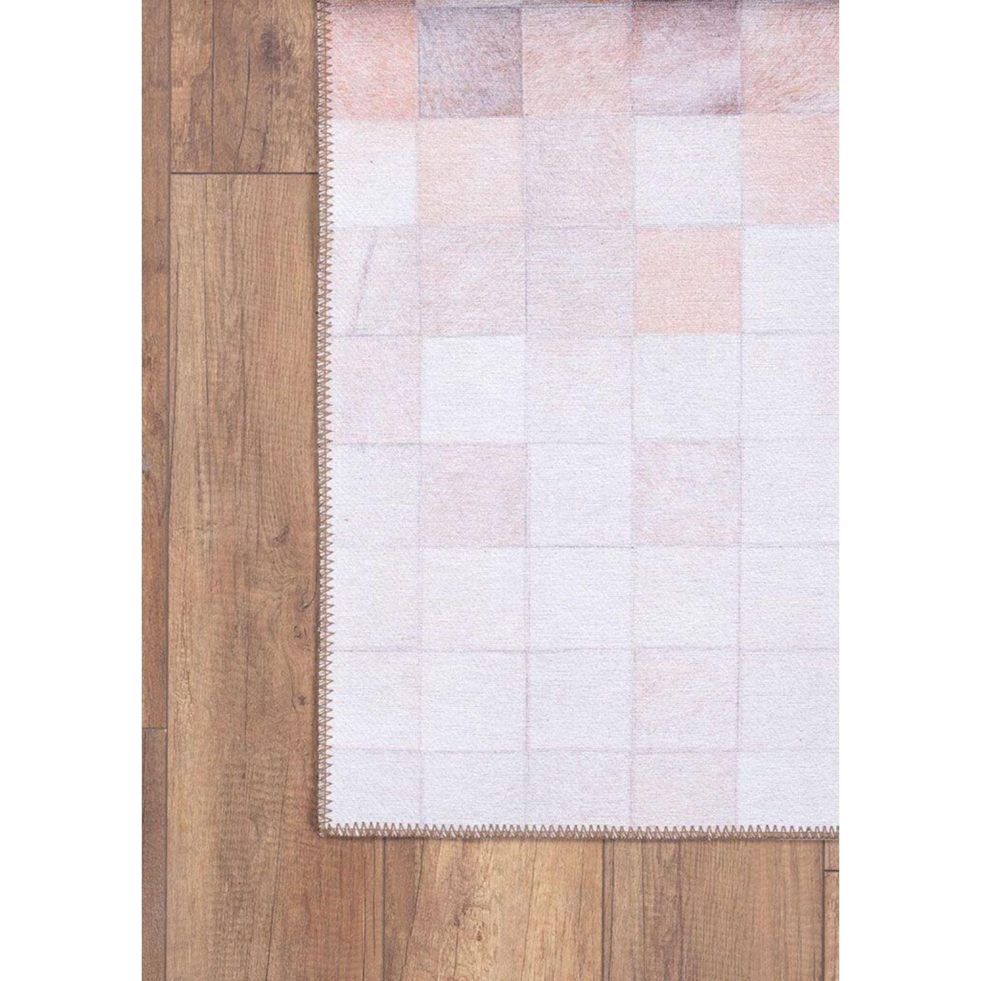 Digital Print Area Rug – Geometric Cotton Soft Microfiber Washable Non Slip Carpet
