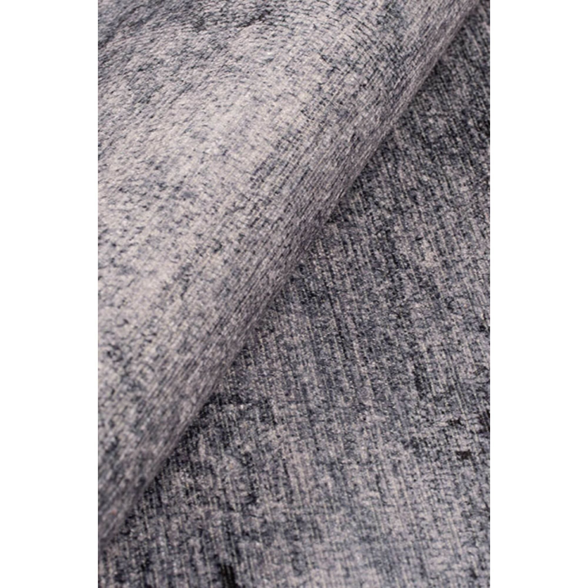 Vintage Cotton Area Rug – Washable Non Slip Soft Microfiber Grey Carpet