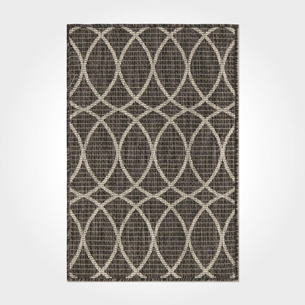 Geometric Area Rug – Washable Non Slip Chenille Cotton Carpet for Living Room